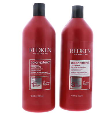 Redken Color Extend Shampoo And Conditioner 33.8 oz/1000 ml Set