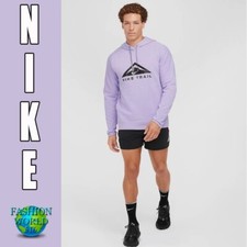 Nike Trail Magic Hour Dri-FIT Men's Running Hoodie Size L MSRP 90 Purple DV9324