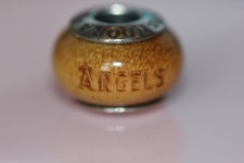 AUTHENTIC PANDORA NIB RETIRED LOS ANGELES ANGELS BASEBALL WOOD CHARM 790705-G013