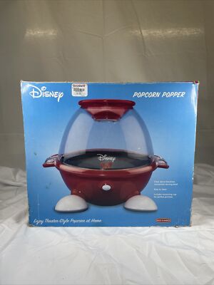 2004 Disney Mickey Mouse Popcorn Popper Back To Basics Brand