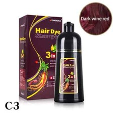 MEIDU Hair Dye Color Shampoo 500mL DARK WINE RED 