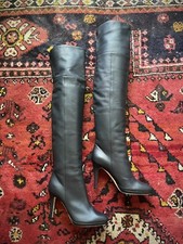 Jimmy Choo - Gypsy Over The Knee Boots - 38 - Black - Near Perfect Condition