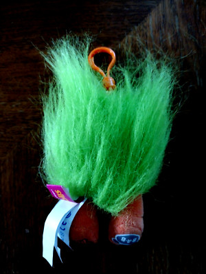 DREAMWORKS TROLL * GREEN BUILD A BEAR * 6  HANG ANYWHERE RARE!!