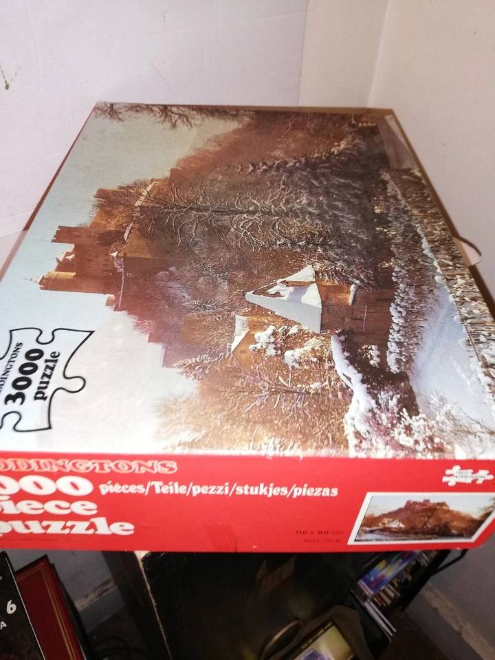 PUZZLE WADDINGTONS SALSBURG AUTRICHE 3000  PIECE SACHET NEUF 116X88 CM VINTAGE - Изображение 4 из 4