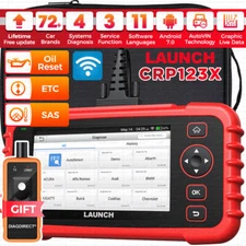 2025 LAUNCH CRP123X Elite Code Reader Car Diagnostic Scanner Tool ABS SRS Engine