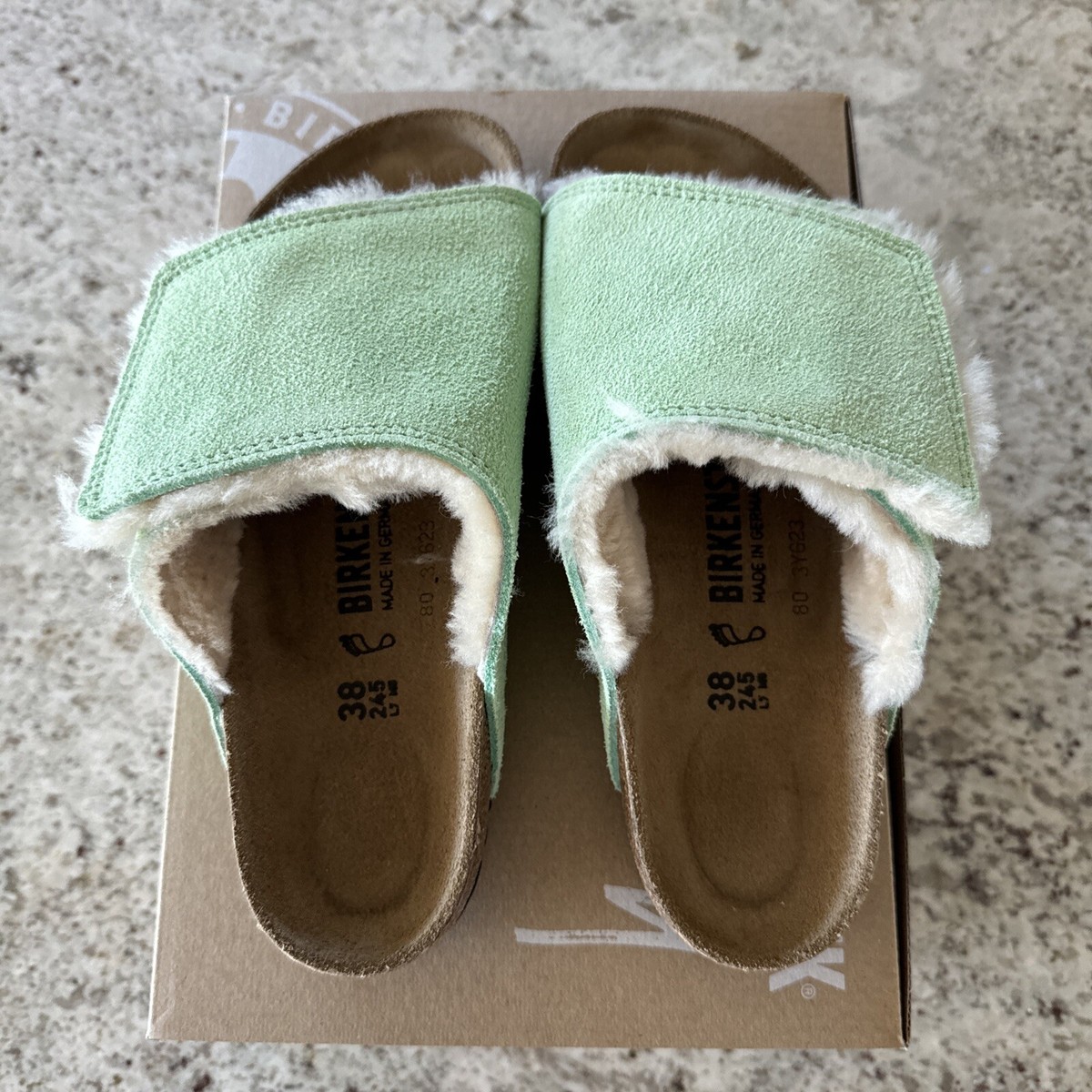 Stussy × BIRKENSTOCK Solana Washed Green Birkenstock-Solana-Stussy-