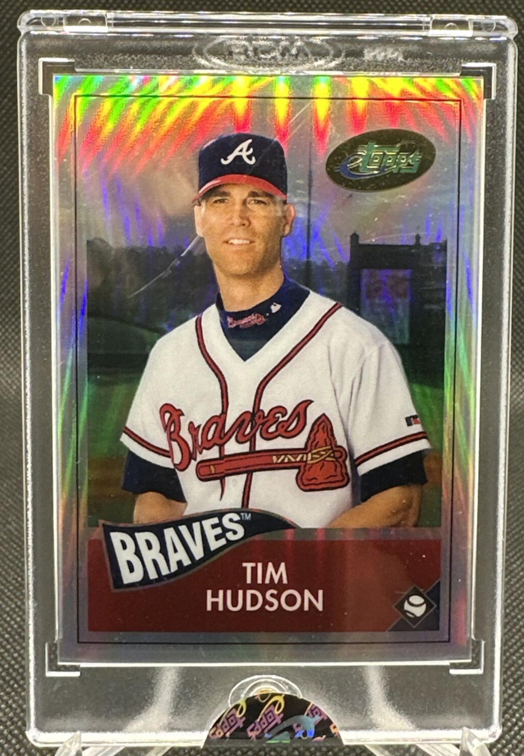 2006 eTopps Uncirculated Refractor Tim Hudson 066/448 SP Atlanta Braves RARE