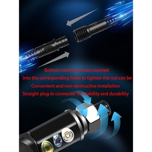 Remote Control Flagpole Antenna Whips for Off Road ATV 2PCS 1FT LED Whip Lights - Picture 16 of 21