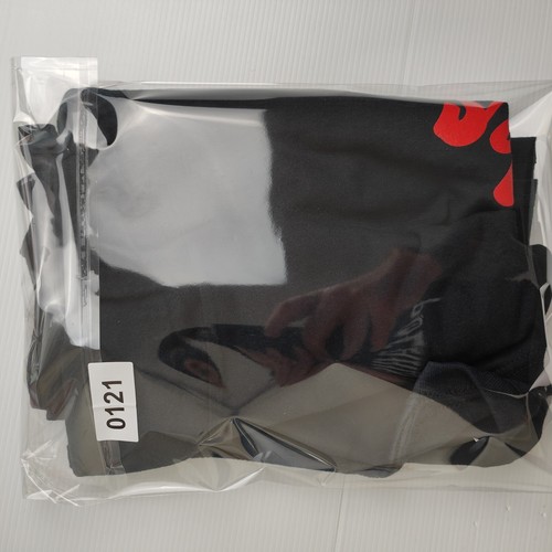 St Kilda Saints shirt Men's Size Large Black AFL Thanks Rooey ! Football BNWT - Picture 9 of 9