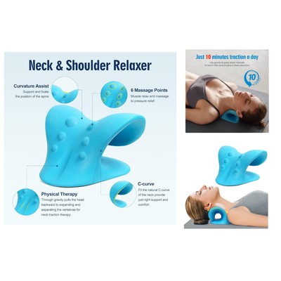 Portable Neck Traction Device for Chronic Pain Relief - Ideal for Office Use