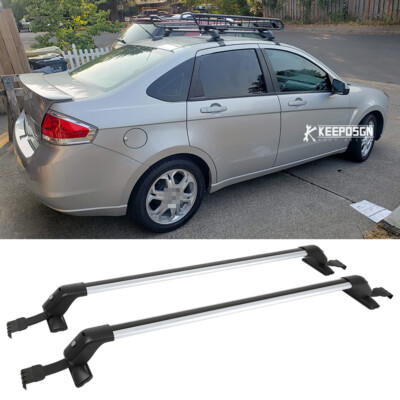 Lockable Aluminum Toproof Rack Cross Bar Luggage Carrier For Ford Focus SE ST