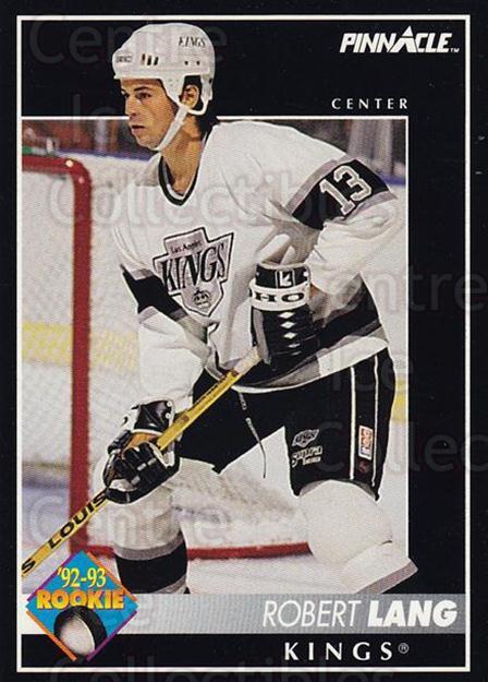 1992-93 Pinnacle #411 Robert Lang