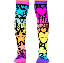 Madmia Kids & Adults Starry Heart Socks