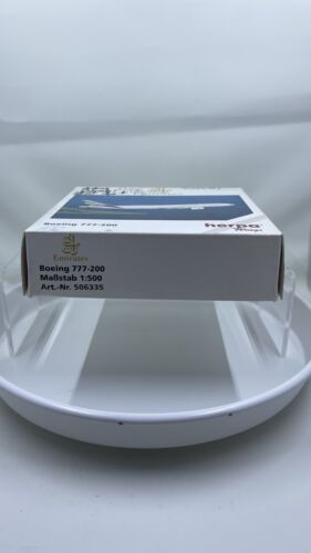Avión Herpa Wings 1:500 Emirates Airlines Boeing 777-200 Aircraft Art# 506335 - Imagen 3 de 16