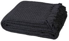 100% Cotton Waffle Style Woven Sofa /Bed Throw in 6 Sizes + Giant Jumbo Size New