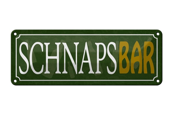 Blechschild Spruch 27X10 Cm Schnapsbar Alkohol Kneipe Deko Schild Tin Sign-image