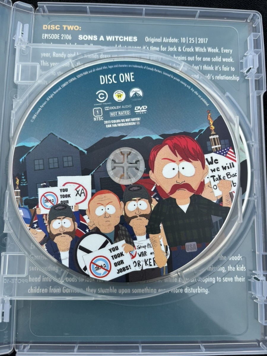 South Park: The Complete Twenty-First Season (DVD, 2017