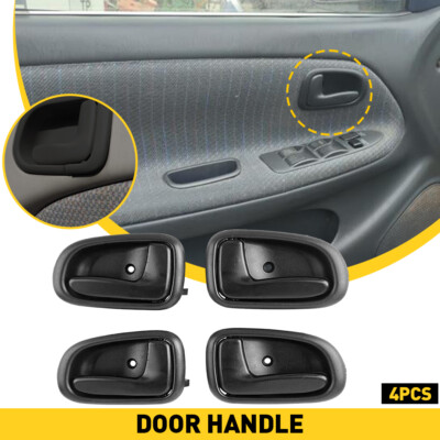 Interior Door Handle For 1993-1997 Toyota Corolla Set of 4 Front