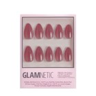 GLAMNETICS Press On Nails ROSE Short Almond BRAND NEW NIB Wine OPAQUE Shimmer — photo 4
