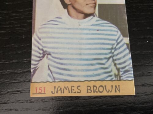 1968 Panini Cantanti James Brown Rookie Card #151 The Godfather Of Soul Music - Picture 6 of 17