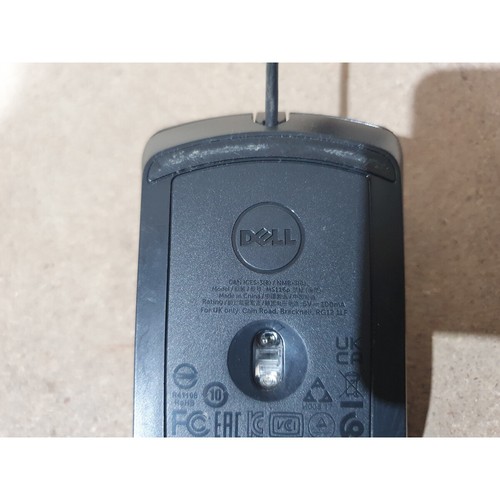 Dell MS116P Optical Mouse Wired USB 3-Buttons Scroll Wheel Plug & Play - Black - Picture 6 of 10