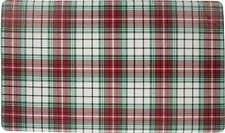 Anti-Fatigue PVC Kitchen Floor Mat(18"x30") CHRISTMAS,MULTICOLOR TARTAN PLAID,HL