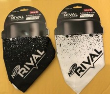 Set of 2 NERF RIVAL Phantom Corps Bandana Set: One Black and One White