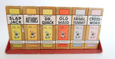 Russell Leicester Mass Card Books Old Maid Authors Dr. Quack Slap Jack Crossword