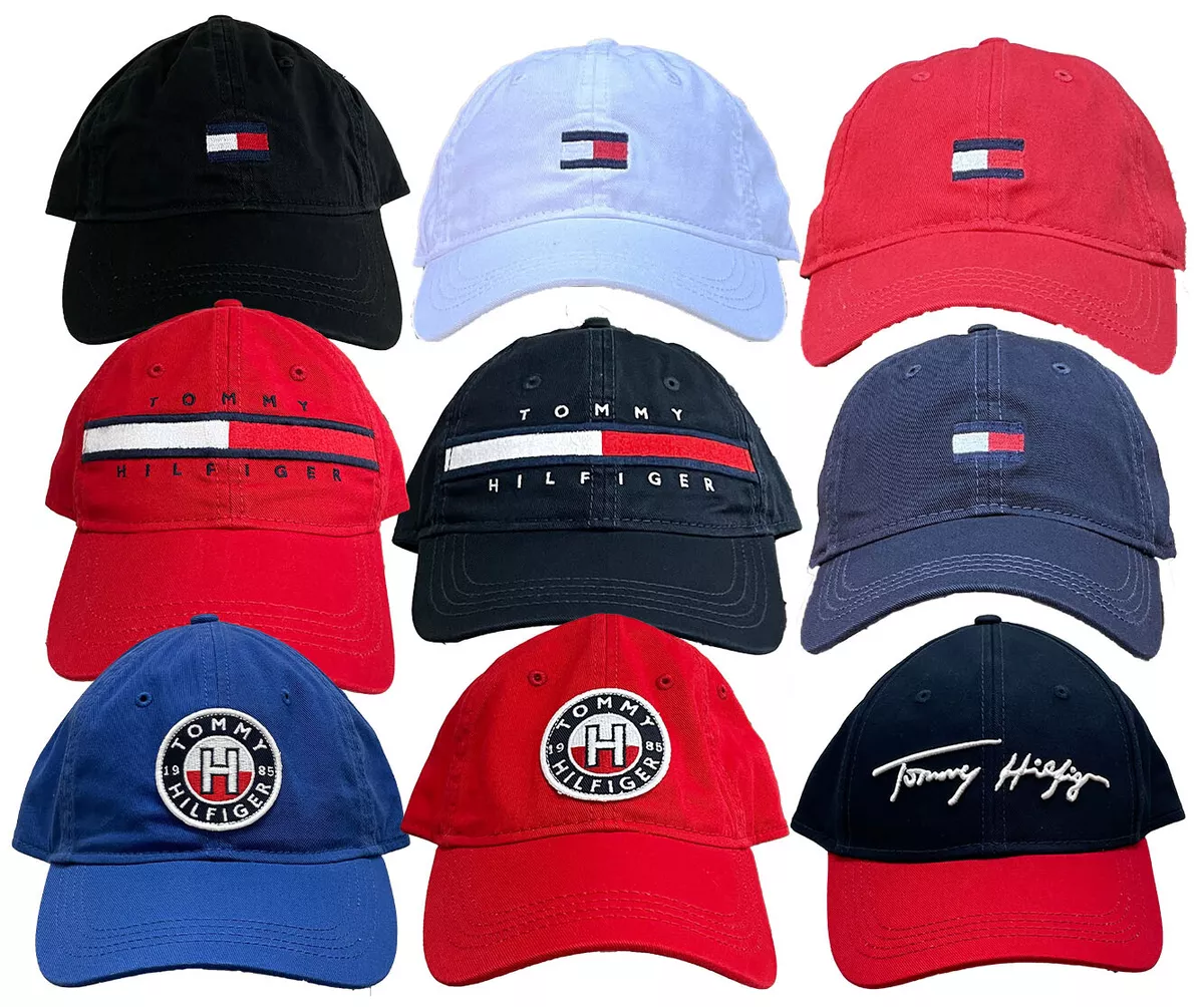 classic tommy Hilfiger flag baseball Tommy eBay embroidered signature cap logo hat |