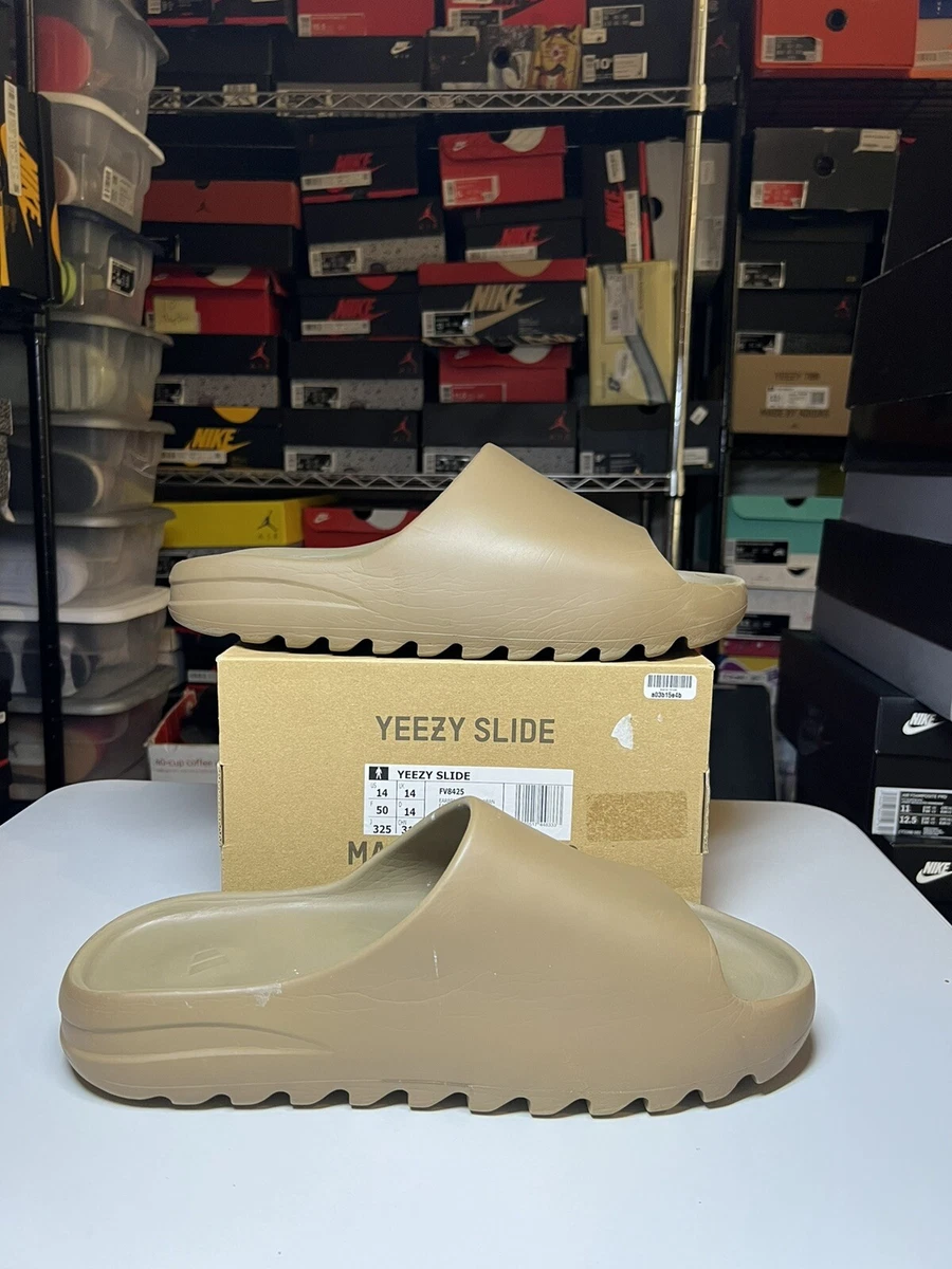 men yeezy slides brown
