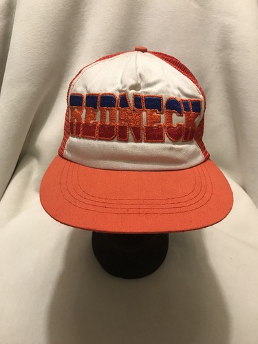 Vintage Redneck Mesh Back Snapback Hat 