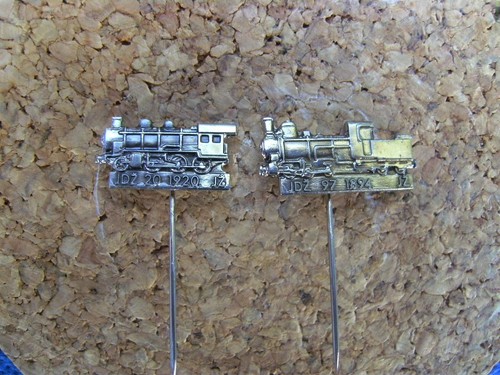 Yugoslav Railways Locomotive - Vintage pin badges lot of 5 - Picture 10 of 13
