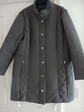 Ladies Grey Tigi Jacket Size 14/16 Slightly Padded With Zipped Pockets