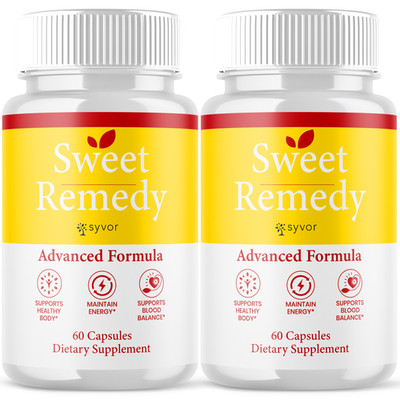 (2 Pack) Sweet Remedy Advanced Blood Support Supplement SweetRemedy 120 Capsules