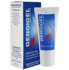 Gengigel Hyaluronic Acid Oral Gel for Mouth 0.68 Fl Oz Pack of 1 , Blue