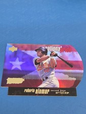 1998 Upper Deck National Pride #NP28 Roberto Alomar Orioles BASEBALL Card 7L