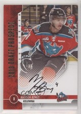 2013 ITG Draft Prospects Gold /20 Madison Bowey #A-MB Auto 1fd