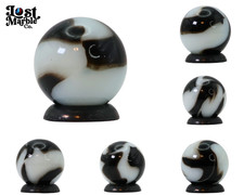 5/8" Peltier NLR Black Zebra drenched in AV great swirl pattern M-