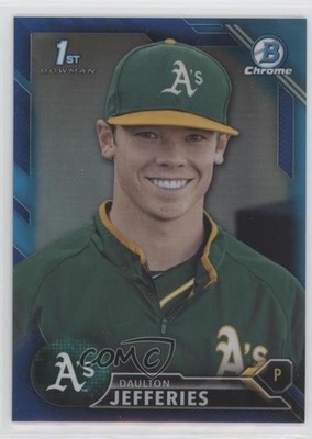 2016 Bowman Draft Chrome Picks Blue Refractor /150 Daulton Jefferies #BDC-96 sh7