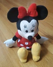 Disney Kohls Minnie Mouse Plush 14" Soft Doll Red Polka Dot Stuffed Animal