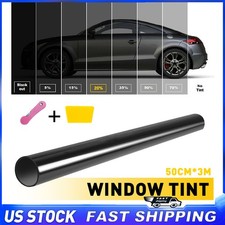 20 Vlt Ceramic Window Tint Roll For Home Office Car Truck Auto 20x10ft Black