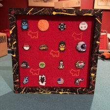 Custom 16 Pc Magnetic Ball Marker Display Board Golf Ball Marker