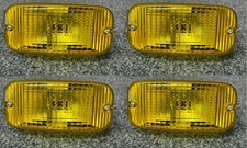 4 Hella Talmu Yellow Bumper Drlfogmarker Lamps Mercedes Scania Daf Man Trucks