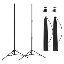 2 Pack Aluminum Light Photography Tripod Stand with Case,Altson 7 Black02