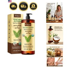 Organic Glycerin Vegetable Glycerine 32 fl oz USDA Certified Liquid Vegetal