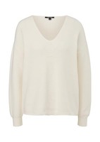 Pullover Comma Rippstruktur Strickmuster Damen GrößE M Blau Baumwolle