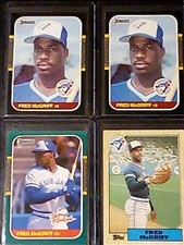 1987 Fred McGriff Rookie Card Lot