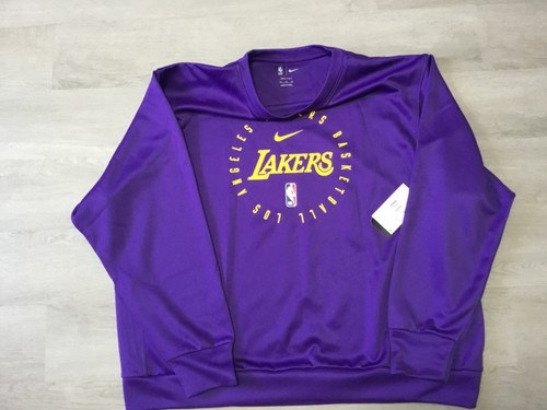 NWT-Men’s Nike LA Lakers Player Issued Crewneck Sweatshirt-L/XL or XXL—$75 - Picture 5 of 6