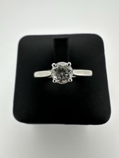Platinum Single Stone Diamond Ring