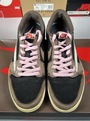 Size 11M - Jordan 1 x Travis Scott Low Mocha - Ships Same Day